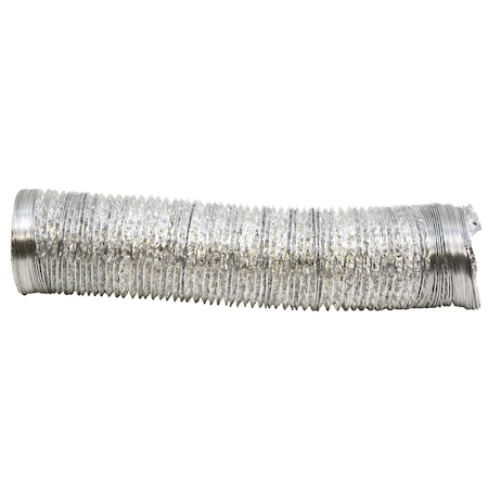 Jones Stephens 4in. x 8ft Flexible Aluminum Foil Ducting D04059